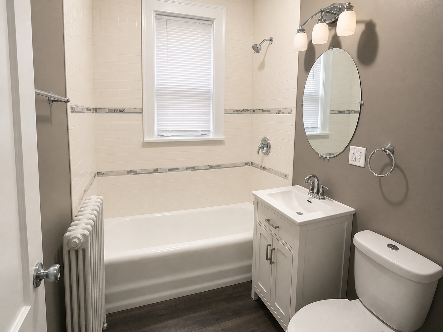 Bathroom after renovation